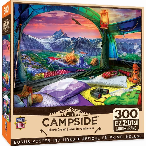 MasterPieces Campside Jigsaw Puzzle - Hiker's Dream - 300 Piece - Image 1
