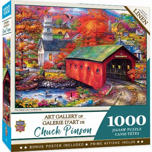 MasterPieces Art Gallery Jigsaw Puzzle - The Sweet Life - 1000 Piece - Image 1