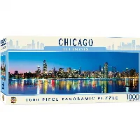 MasterPieces American Vista Panoramic Jigsaw Puzzle - Chicago - 1000 Piece
