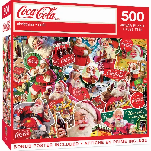 MasterPieces Coca-Cola Jigsaw Puzzle - Christmas - 500 Piece - Image 1