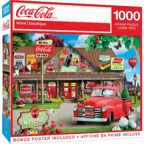 MasterPieces Coca-Cola Jigsaw Puzzle - The Store - 1000 Piece - Image 1