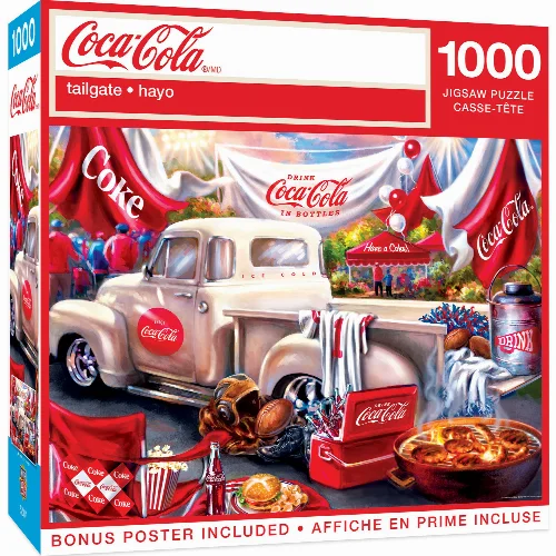 MasterPieces Coca-Cola Jigsaw Puzzle - Tailgate - 1000 Piece - Image 1