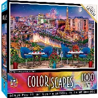 MasterPieces Colorscapes Jigsaw Puzzle - Las Vegas Living - 1000 Piece