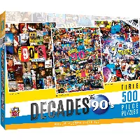 MasterPieces Decades Jigsaw Puzzle - The 90's 3-Pack - 500 Piece