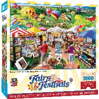 MasterPieces Fairs & Festivals Jigsaw Puzzle - Balloon & Craft Fair - 1000 Piece