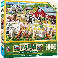 MasterPieces Farm & Country Jigsaw Puzzle - Weekends On the Farm - 1000 Piece
