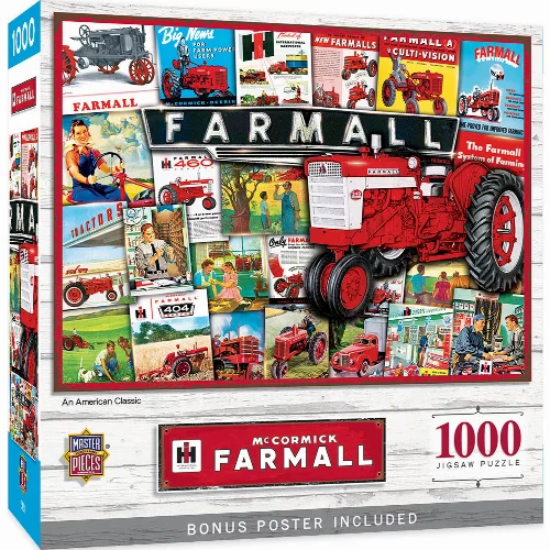 MasterPieces Farmall Jigsaw Puzzle - An American Classic - 1000 Piece - Image 1