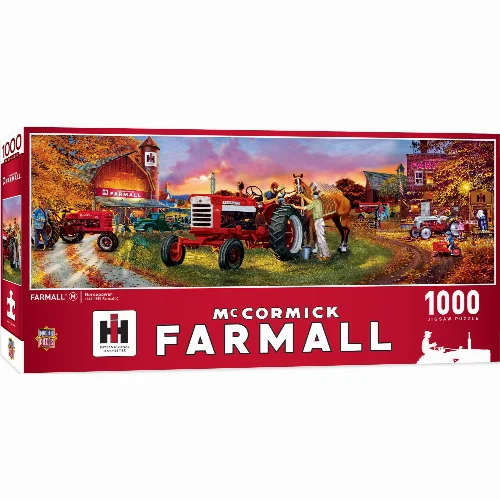 MasterPieces Panoramic Jigsaw Puzzle - Farmall - 1000 Piece - Image 1