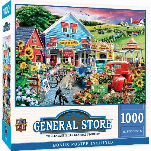 MasterPieces General Store Jigsaw Puzzle - Pleasant Hills General Store - 1000 Piece - Image 1
