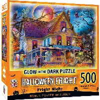 MasterPieces Glow in the Dark Halloween Jigsaw Puzzle - Fright Night - 500 Piece