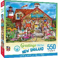 MasterPieces Greetings From Jigsaw Puzzle - New England - 550 Piece