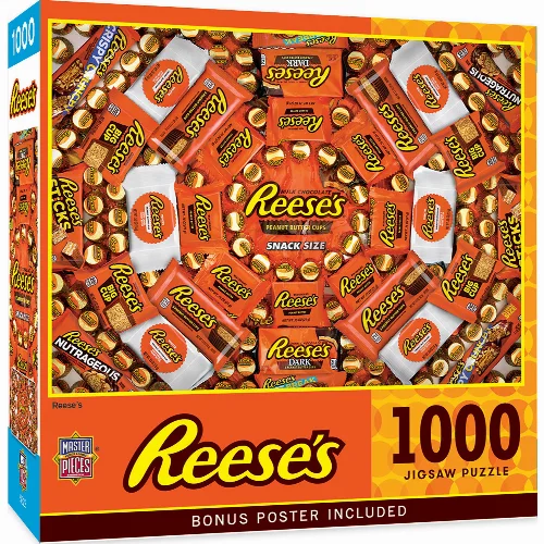 MasterPieces Hershey's Jigsaw Puzzle - Reese's - 1000 Piece - Image 1