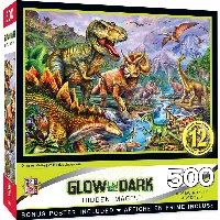 MasterPieces Hidden Images Jigsaw Puzzle - Dinosaur Valley - 500 Piece