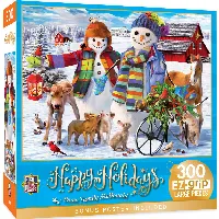 MasterPieces Happy Holliday's Jigsaw Puzzle - Snow Family McDonald - 300 Piece