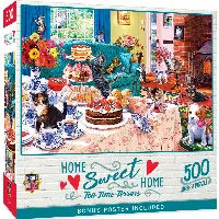 MasterPieces Home Sweet Home Jigsaw Puzzle - Tea Time Terrors - 500 Piece