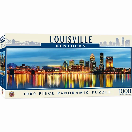 MasterPieces American Vista Panoramic Jigsaw Puzzle - Louisville - 1000 Piece - Image 1