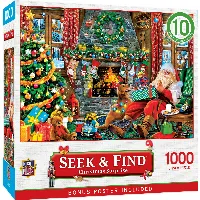 MasterPieces Seek & Find Jigsaw Puzzle - Christmas Surprise - 1000 Piece