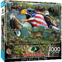 MasterPieces Mossy Oak Jigsaw Puzzle - Freedom for All - 1000 Piece