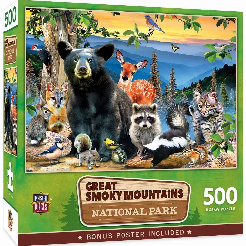 MasterPieces National Parks Jigsaw Puzzle - Great Smoky Mountains National Park - 500 Piece - Image 1