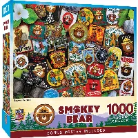 MasterPieces Smokey Bear Jigsaw Puzzle - Patches - 1000 Piece