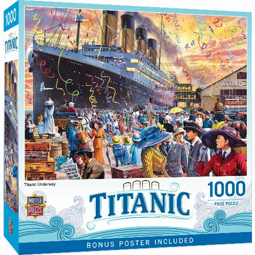 MasterPieces Titanic Jigsaw Puzzle - Underway - 1000 Piece - Image 1