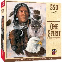 MasterPieces Tribal Spirit Jigsaw Puzzle - One Spirit - 550 Piece