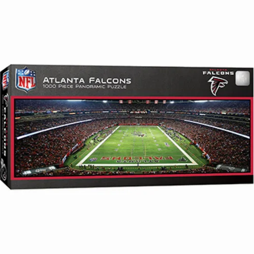 MasterPieces Panoramic Jigsaw Puzzle - Atlanta Falcons - End View - 1000 Piece - Image 1