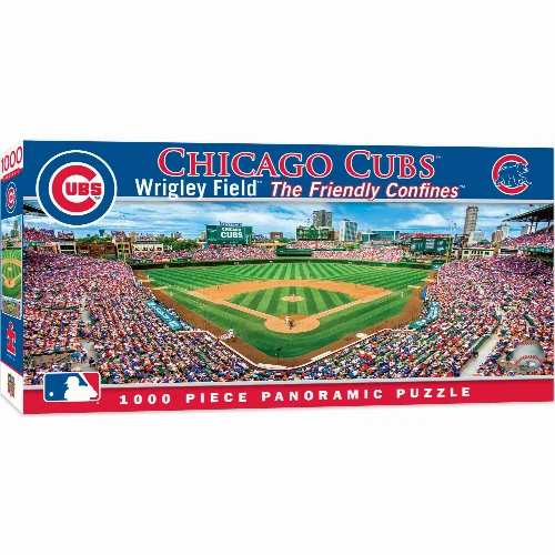 MasterPieces Panoramic Jigsaw Puzzle - Chicago Cubs - 1000 Piece - Image 1