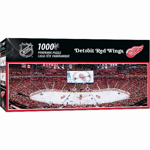 MasterPieces Panoramic Jigsaw Puzzle - Detroit Red Wings - 1000 Piece - Image 1
