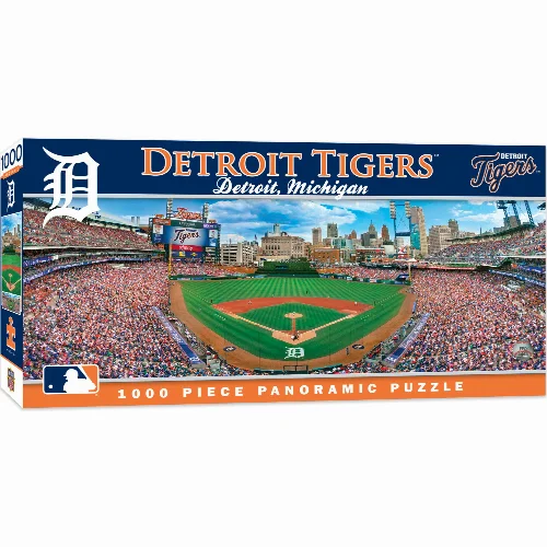MasterPieces Panoramic Jigsaw Puzzle - Detroit Tigers - 1000 Piece - Image 1