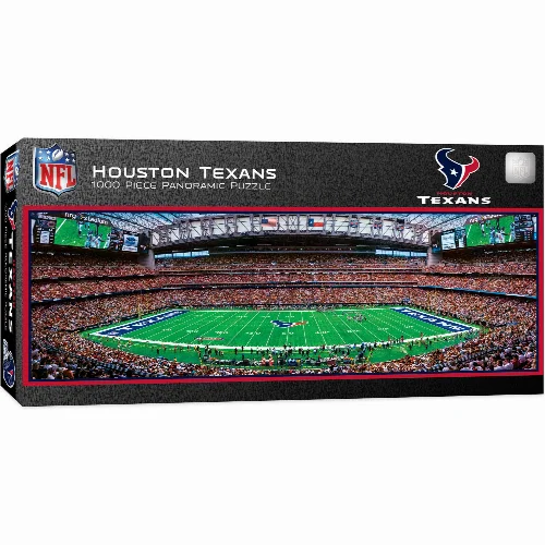 MasterPieces Panoramic Jigsaw Puzzle - Houston Texans - 1000 Piece - Image 1