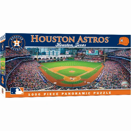 MasterPieces Panoramic Jigsaw Puzzle - Houston Astros - 1000 Piece - Image 1