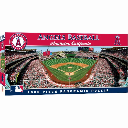 MasterPieces Panoramic Jigsaw Puzzle - Los Angeles Angels - 1000 Piece - Image 1