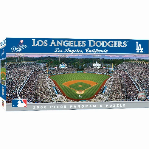 MasterPieces Panoramic Jigsaw Puzzle - Los Angeles Dodgers - 1000 Piece - Image 1