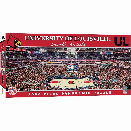 MasterPieces Panoramic Jigsaw Puzzle - Louisville Cardinals - 1000 Piece - Image 1