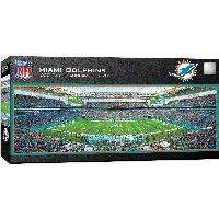 MasterPieces Panoramic Jigsaw Puzzle - Miami Dolphins - 1000 Piece