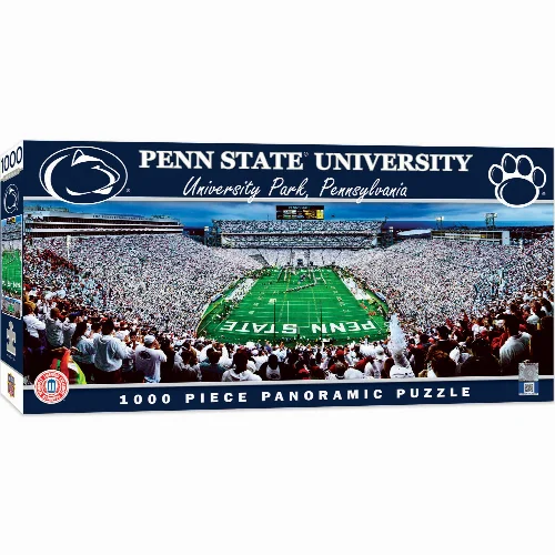 MasterPieces Panoramic Jigsaw Puzzle - Penn State Nittany Lions - End View - 1000 Piece - Image 1