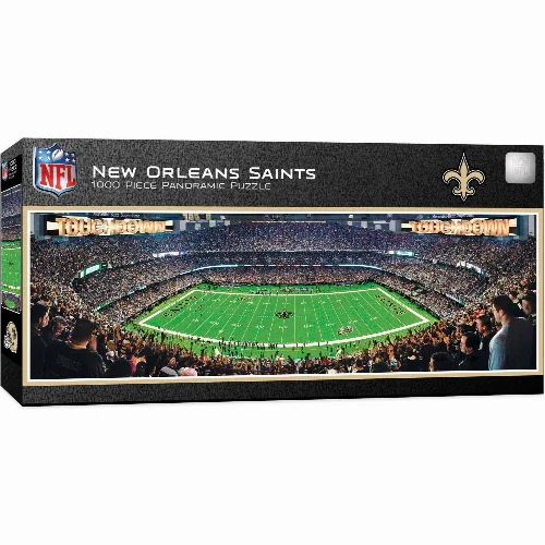 MasterPieces Panoramic Jigsaw Puzzle - New Orleans Saints - 1000 Piece - Image 1