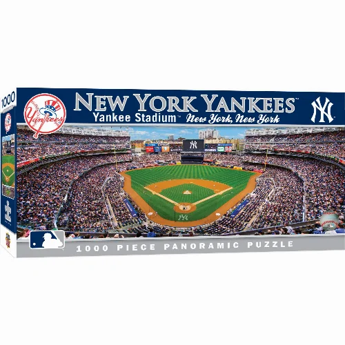 MasterPieces Panoramic Jigsaw Puzzle - New York Yankees - 1000 Piece - Image 1