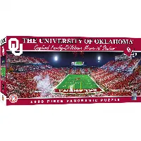 MasterPieces Panoramic Jigsaw Puzzle - Oklahoma Sooners - End View - 1000 Piece