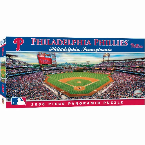 MasterPieces Panoramic Jigsaw Puzzle - Philadelphia Phillies - 1000 Piece - Image 1