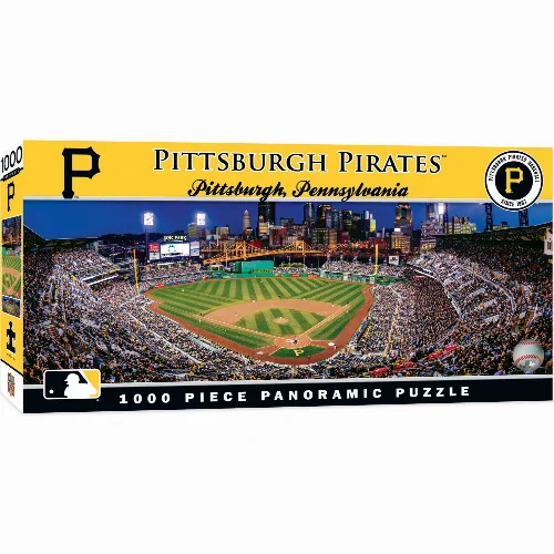 MasterPieces Panoramic Jigsaw Puzzle - Pittsburgh Pirates - 1000 Piece - Image 1