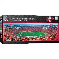 MasterPieces Panoramic Jigsaw Puzzle - San Francisco 49ers - Center View - 1000 Piece