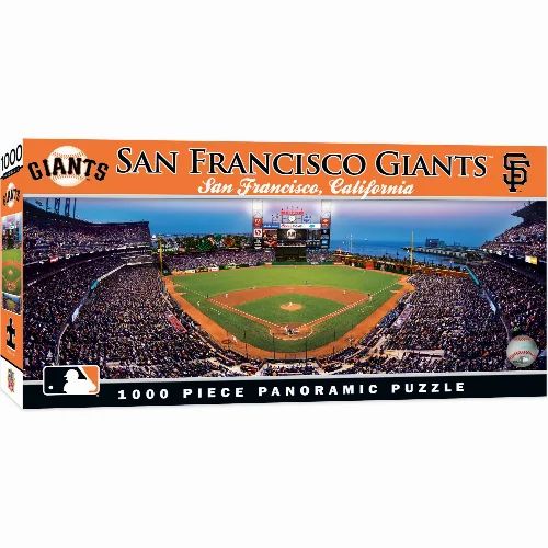 MasterPieces Panoramic Jigsaw Puzzle - San Francisco Giants - 1000 Piece - Image 1