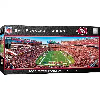 MasterPieces Panoramic Jigsaw Puzzle - San Francisco 49ers - End View - 1000 Piece