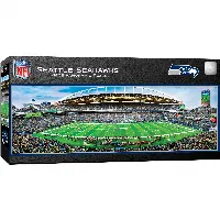 MasterPieces Panoramic Jigsaw Puzzle - Seattle Seahawks - Center View - 1000 Piece