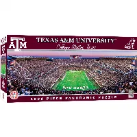 MasterPieces Panoramic Jigsaw Puzzle - Texas A&M Aggies - End View - 1000 Piece