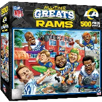 MasterPieces All Time Greats Jigsaw Puzzle - Los Angeles Rams - 500 Piece