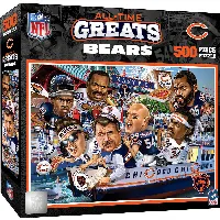 MasterPieces All Time Greats Jigsaw Puzzle - Chicago Bears - 500 Piece