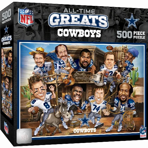 MasterPieces All Time Greats Jigsaw Puzzle - Dallas Cowboys - 500 Piece - Image 1